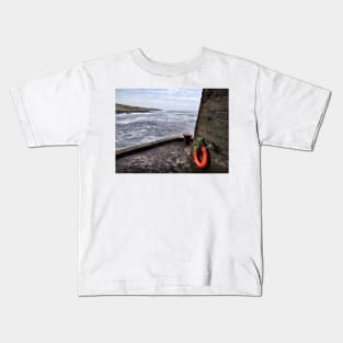 Harbour View of the Northumberland Coast Kids T-Shirt